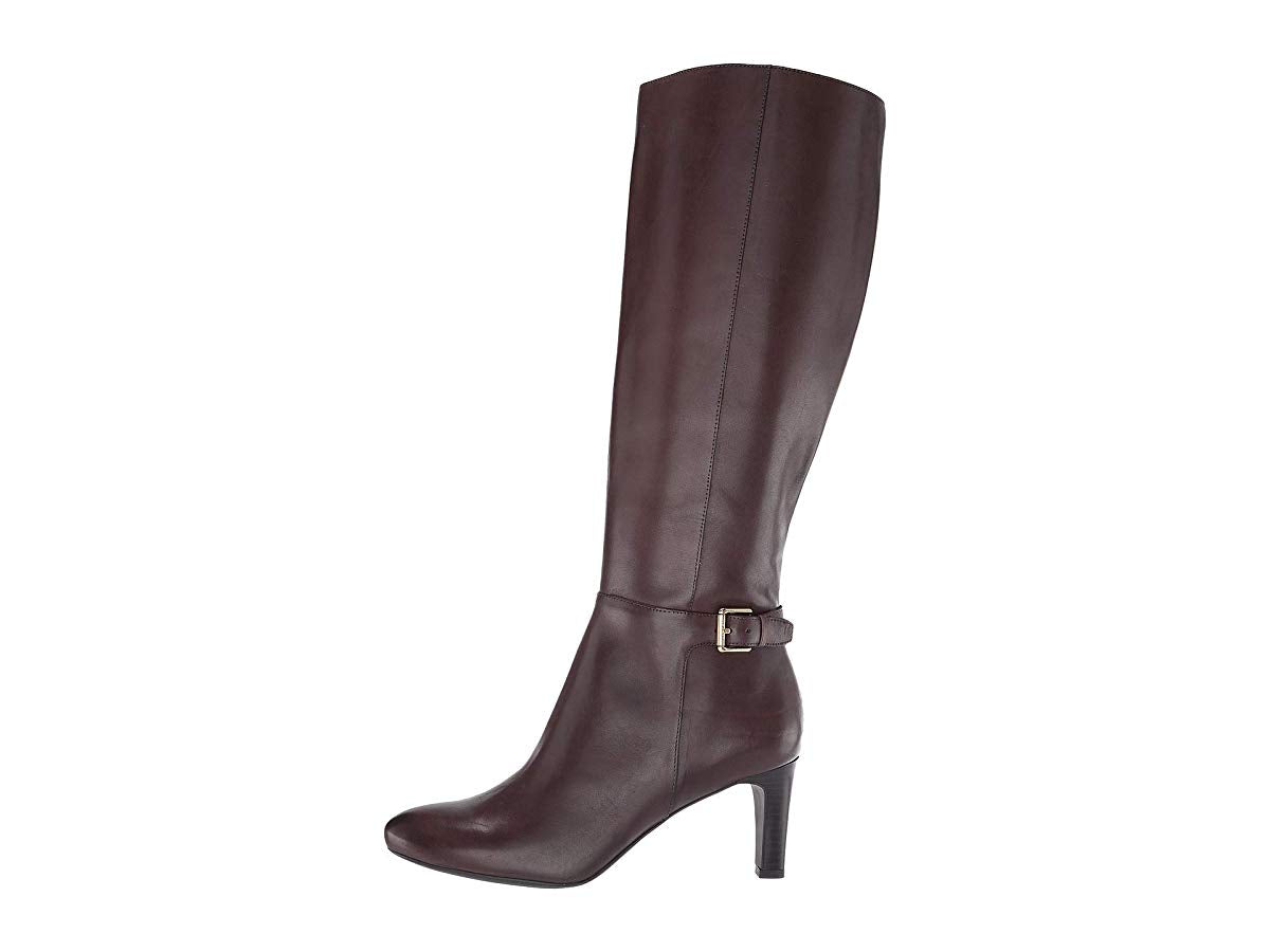 Botas sociais femininas Ralph Lauren Eastwell marrom tamanho -5 B
