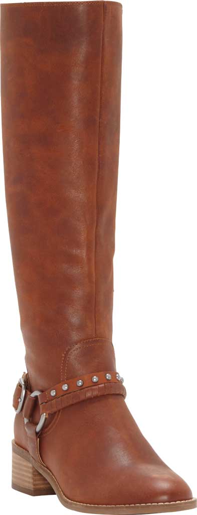 Bota feminina Lucky Brand Karesi Harness marrom tamanho 9 M