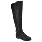 Bota de montaria feminina Rialto Ferrell preta tamanho 6,5 M