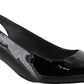 Scarpins Scarlett Femininos Bella Vita em Verniz Preto Largo Tamanho 8 W