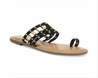 Sandálias de salto alto Bar III Avah femininas, casuais, com bico aberto, marrom, tamanho 7 M