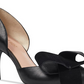 Sapato feminino Nine West Mcfally de couro, preto, tamanho 10 M