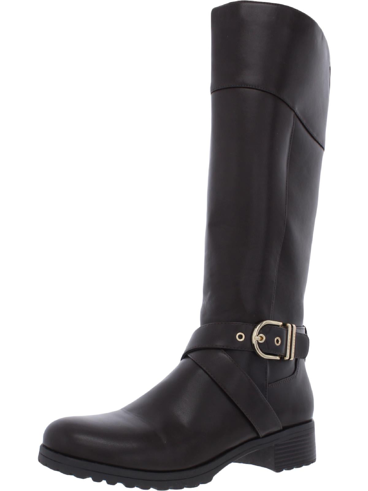 Botas de montaria Tommy Hilfiger Forg femininas, marrom, tamanho 10 M