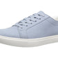 Tênis feminino Kenneth Cole New York Kam Fabric cano baixo com cadarço, azul, tamanho 8 M
