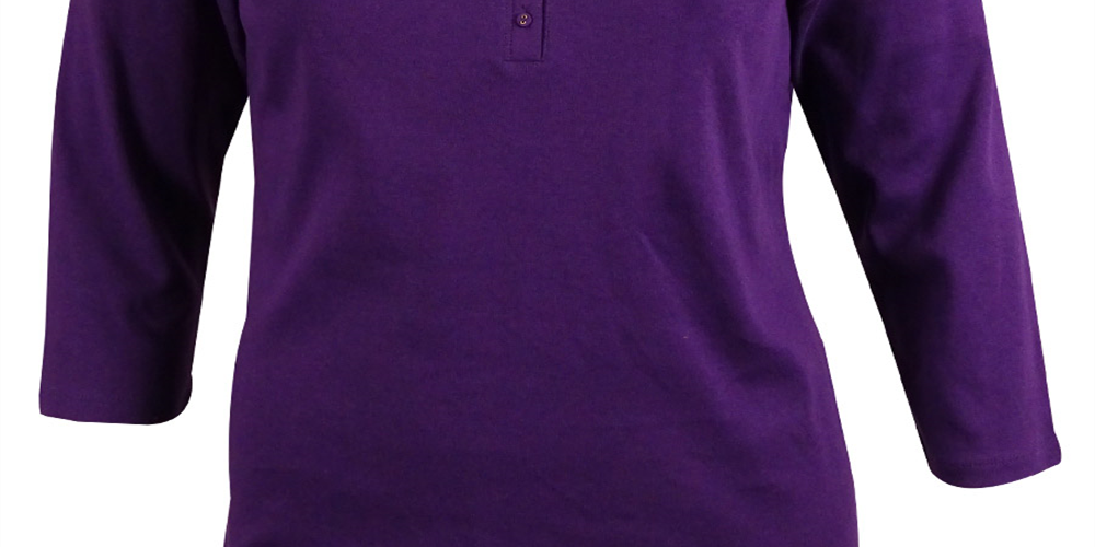 Blusa feminina estilo &amp; co com manga três quartos, preta, tamanho 0X