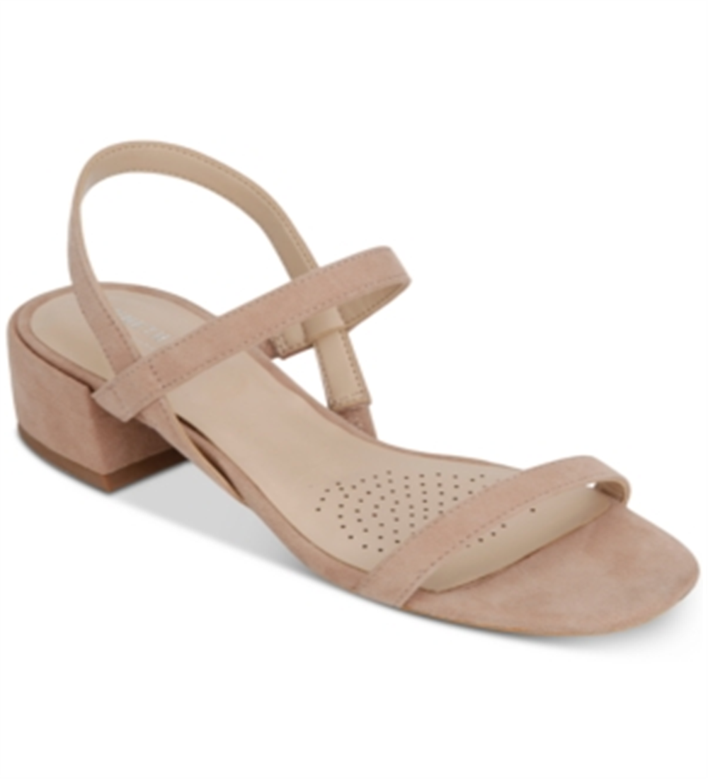 Sandália feminina Kenneth Cole Reaction Maise com salto baixo e tiras, rosa, tamanho 8 M