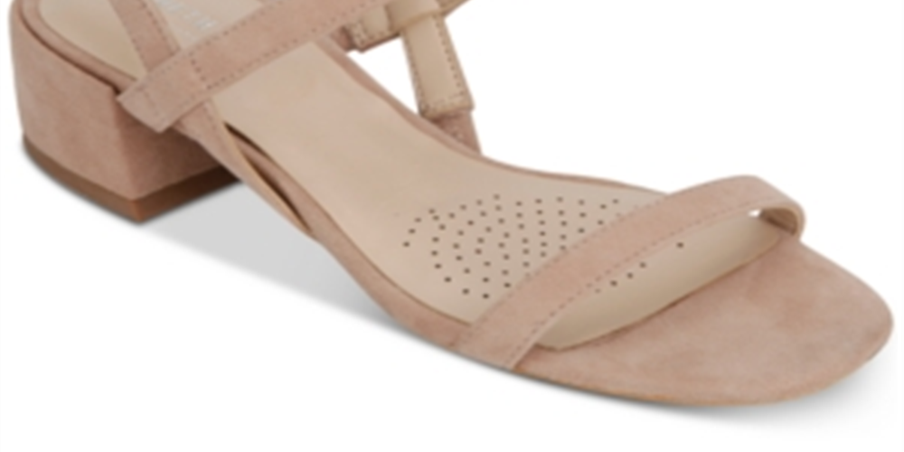 Sandália feminina Kenneth Cole Reaction Maise com salto baixo e tiras, rosa, tamanho 8 M