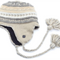 Chapéu de caçador de malha Fairisle acrílico masculino Isotoner, preto, tamanho único