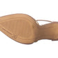 INC International Concepts Sapatos Femininos de Couro com Bico Fino e Tira no Tornozelo Rosa Tamanho 8,5 M