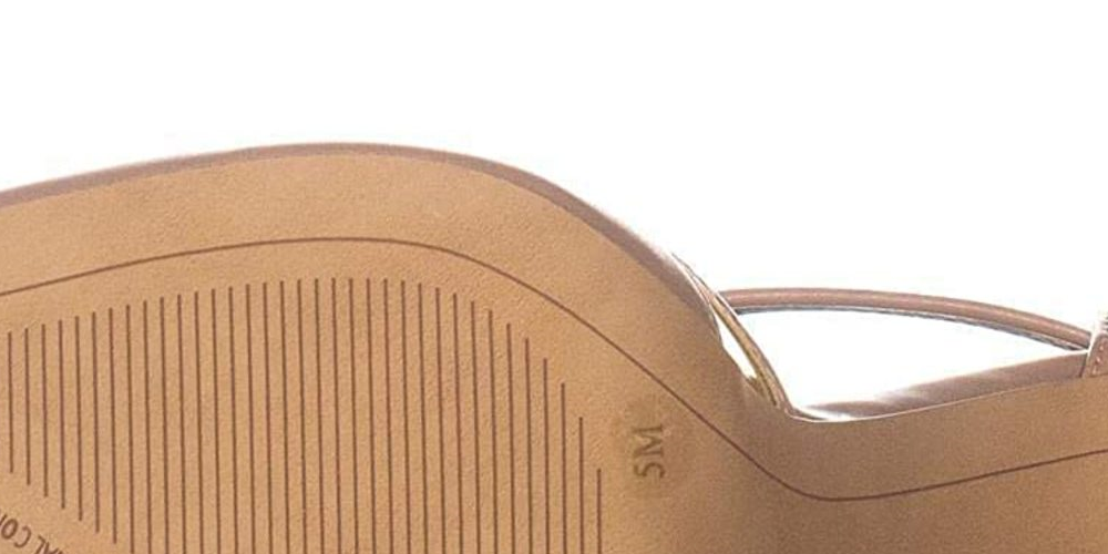 INC International Concepts Sapatos Femininos de Couro com Bico Fino e Tira no Tornozelo Rosa Tamanho 8,5 M