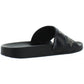 Sandálias femininas Kenneth Cole Reaction Pool Splash casuais com strass, pretas, tamanho 9 M