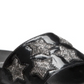 Sandálias femininas Kenneth Cole Reaction Pool Splash casuais com strass, pretas, tamanho 9 M