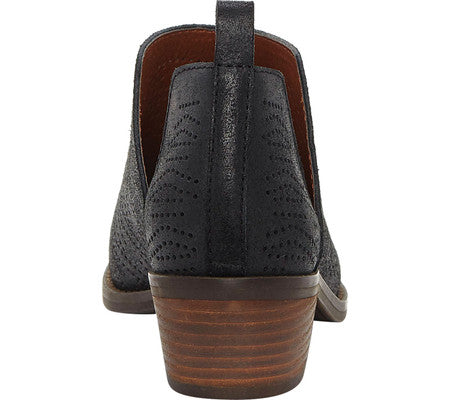 Botas Fayth femininas Lucky Brand, pretas, tamanho 5 M