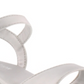Sandálias Kenneth Cole Little &amp; Big Girls Reed Glamour Cinza Tamanho 3 M