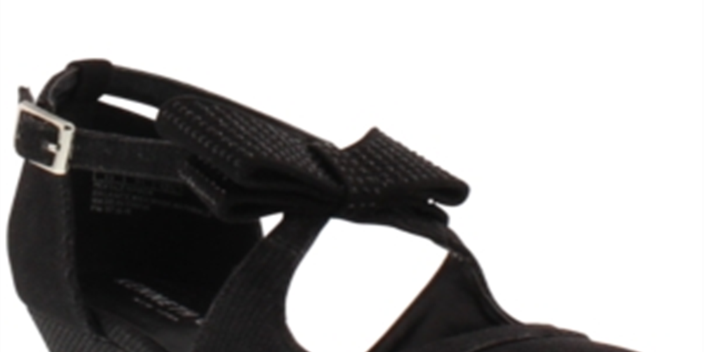 Sapatos sociais Kenneth Cole Little &amp; Big Girls Dorothy Gail, pretos, tamanho 5 M