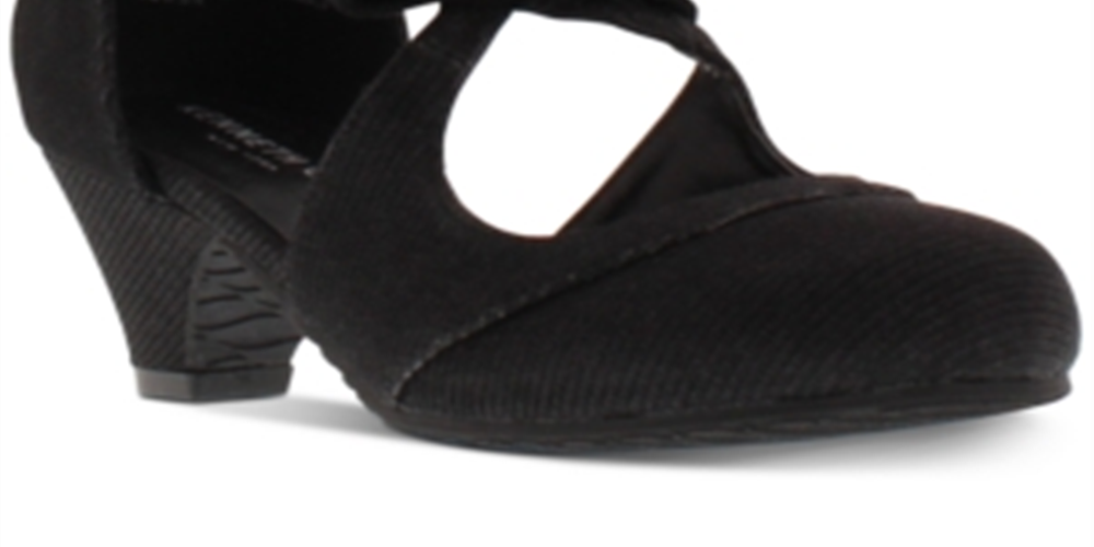Sapatos sociais Kenneth Cole Little &amp; Big Girls Dorothy Gail, pretos, tamanho 5 M