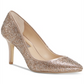 INC International Concepts Zitah6 Feminino Tecido Biqueira Fechada Clássico Sapatos Bronze Tamanho 7 M