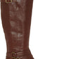 Bota feminina Paxtreen de cano alto Lucky Brand, marrom, tamanho 6,5 M