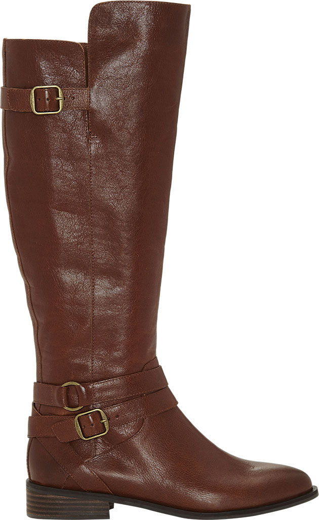 Bota feminina Paxtreen de cano alto Lucky Brand, marrom, tamanho 6,5 M