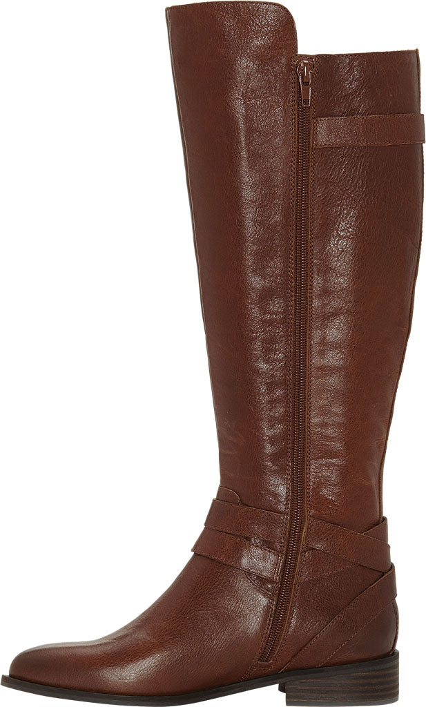 Bota feminina Paxtreen de cano alto Lucky Brand, marrom, tamanho 6,5 M