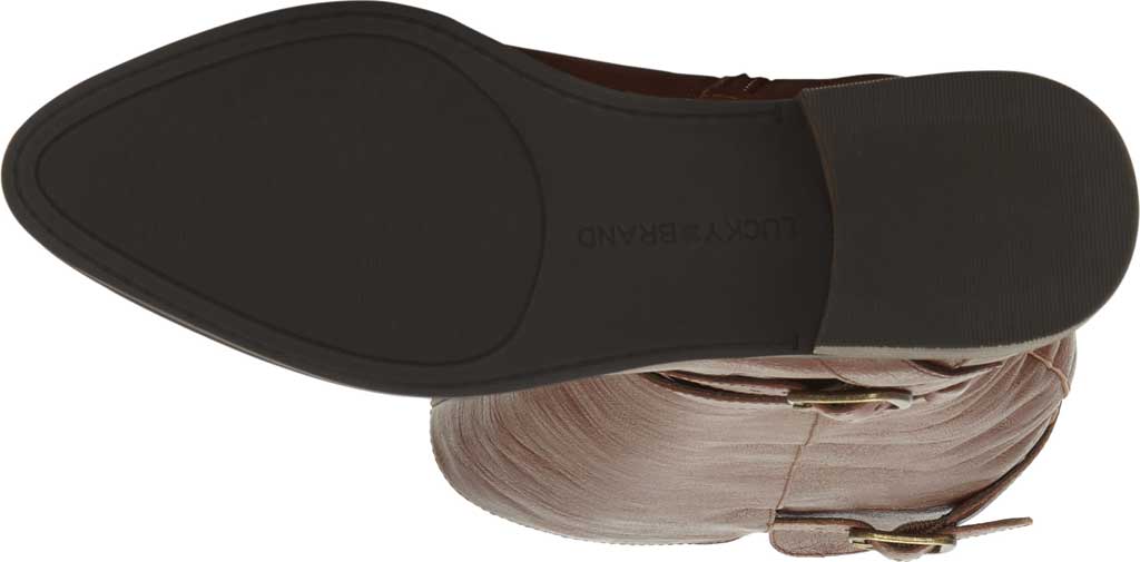 Bota feminina Paxtreen de cano alto Lucky Brand, marrom, tamanho 6,5 M