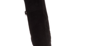Botas femininas American Rag Adarra acima do joelho, pretas, tamanho 5,5 M
