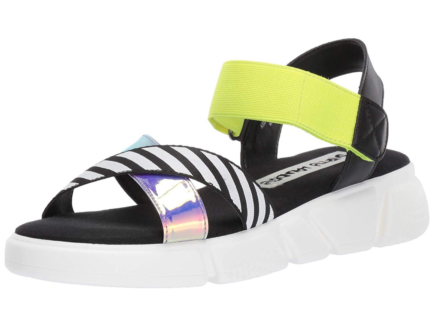 Sandália feminina All Time Sport Dirty Laundry preta tamanho 8 M