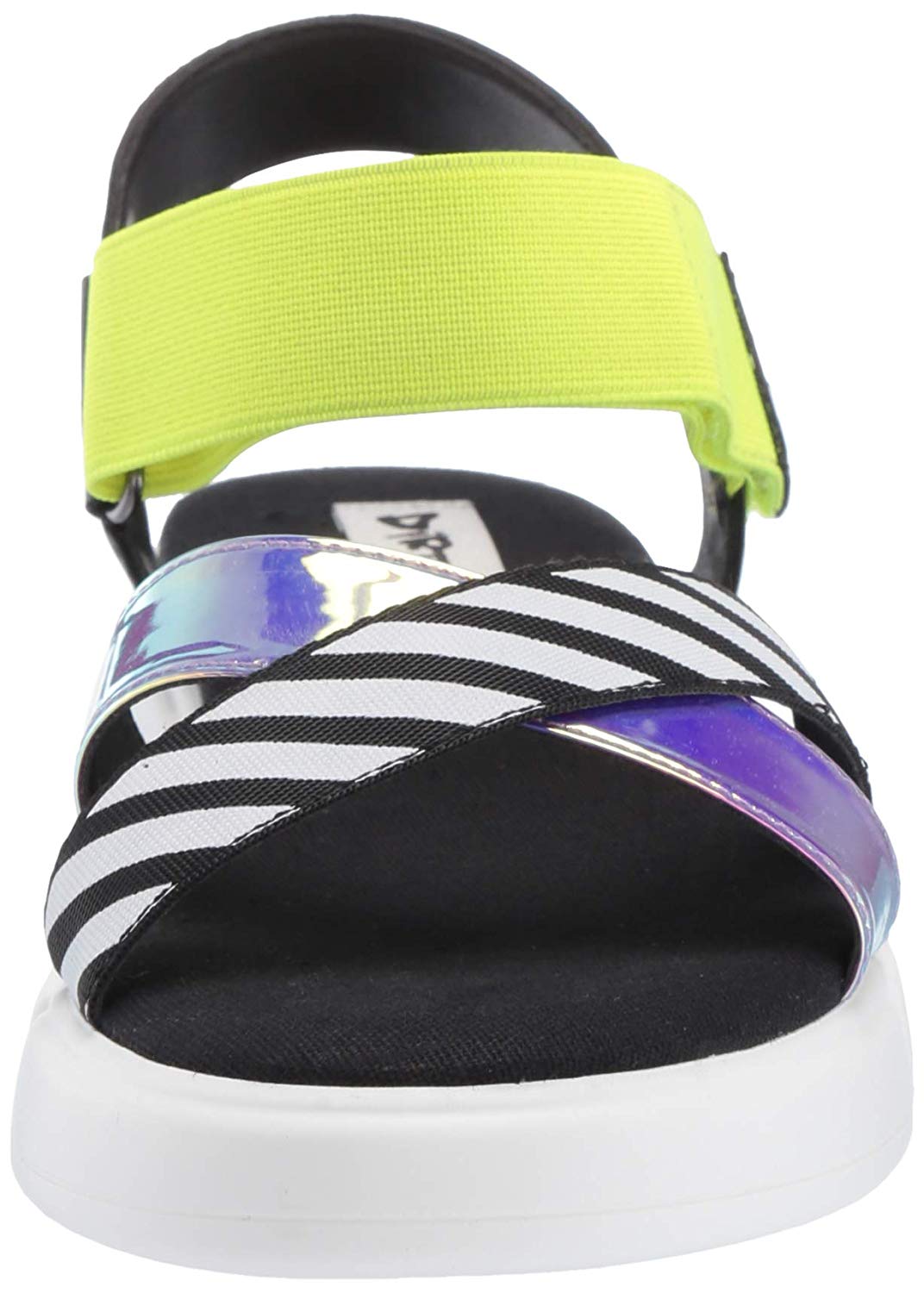 Sandália feminina All Time Sport Dirty Laundry preta tamanho 8 M