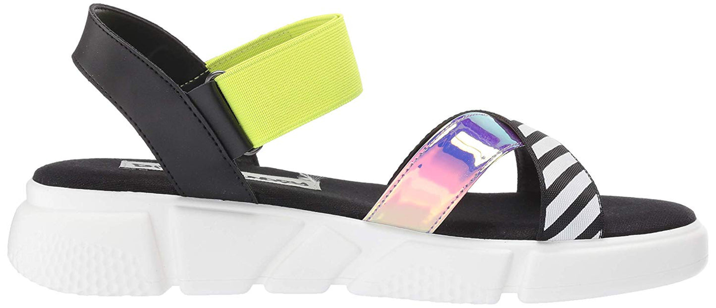 Sandália feminina All Time Sport Dirty Laundry preta tamanho 8 M