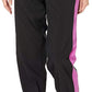 Calça jogger feminina Calvin Klein Performance Colorblocked preta, tamanho médio
