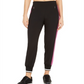 Calça jogger feminina Calvin Klein Performance Colorblocked preta, tamanho médio