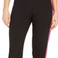 Calça jogger feminina Calvin Klein Performance Colorblocked preta, tamanho médio