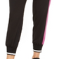 Calça jogger feminina Calvin Klein Performance Colorblocked preta, tamanho médio