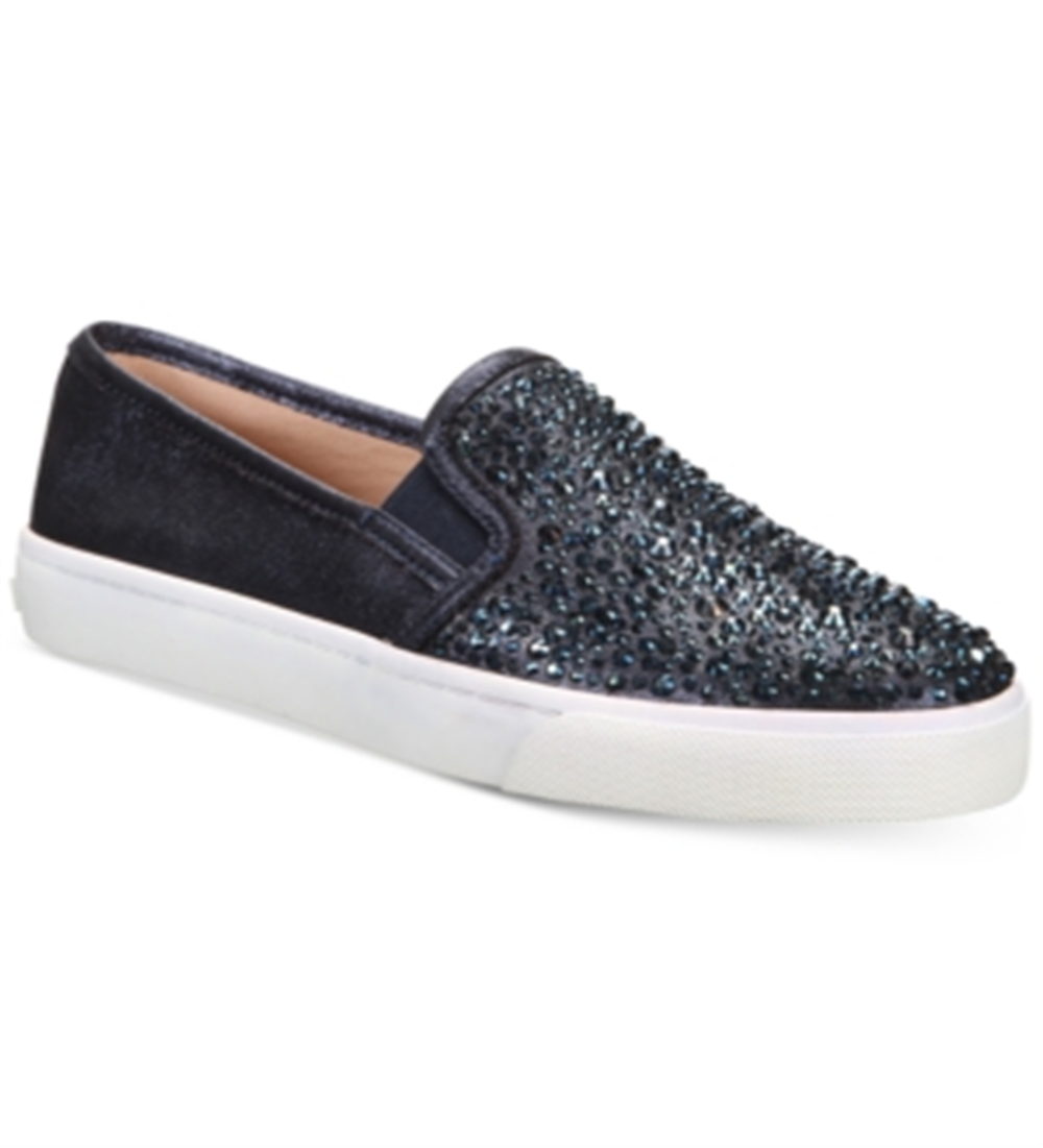 Tênis femininos INC International Concepts Sammee Slip-on, azul marinho, tamanho 5M