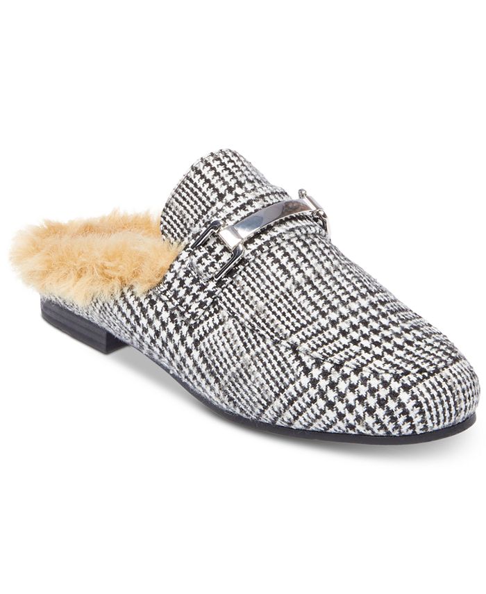 Sapatos femininos Steve Madden Khloe Mule cinza tamanho 9,5M