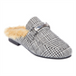 Sapatos femininos Steve Madden Khloe Mule cinza tamanho 9,5M