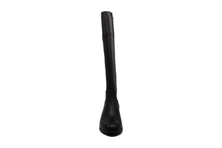 Botas de montaria femininas Alfani Briaah com bico amendoado e cano alto, marrom, tamanho 9M-WC