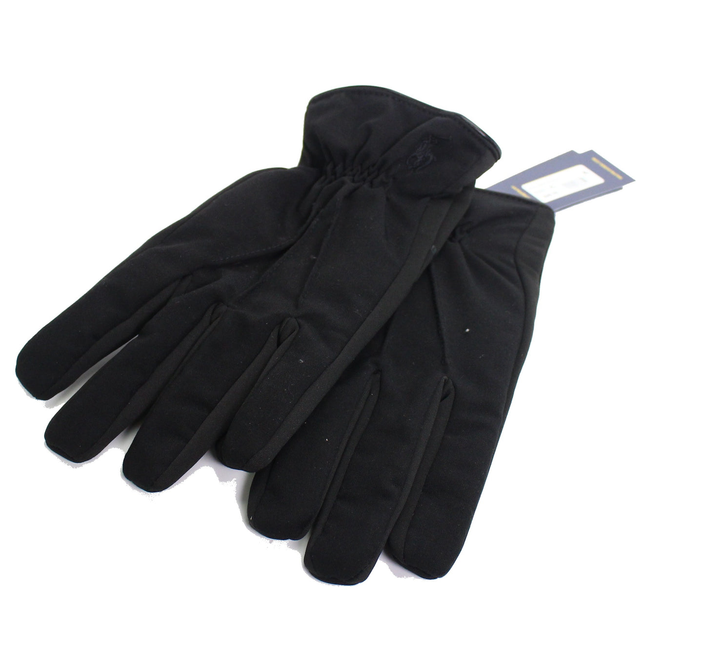Luvas de inverno masculinas Polo Ralph Lauren pretas com toque macio e macio, tamanho XL