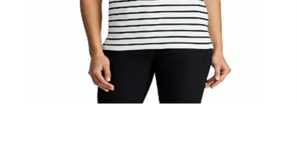 Blusa feminina Lauren Ralph Lauren com manga amarrada, tamanho médio, creme, inverno