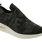 Tênis DKNY Angie Fabric Cano Baixo Feminino, Verde, Tamanho 11