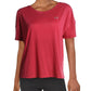 Camiseta Under Armour Fitness Running Feminina Vermelha Tamanho P