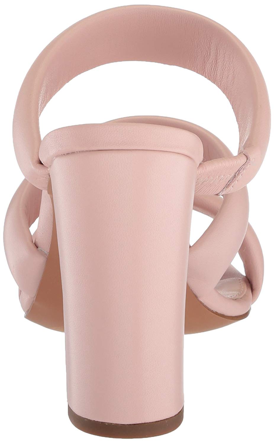 Sandália feminina de salto Mara Avec Les Filles, com napa rosa, tamanho 6,5 M