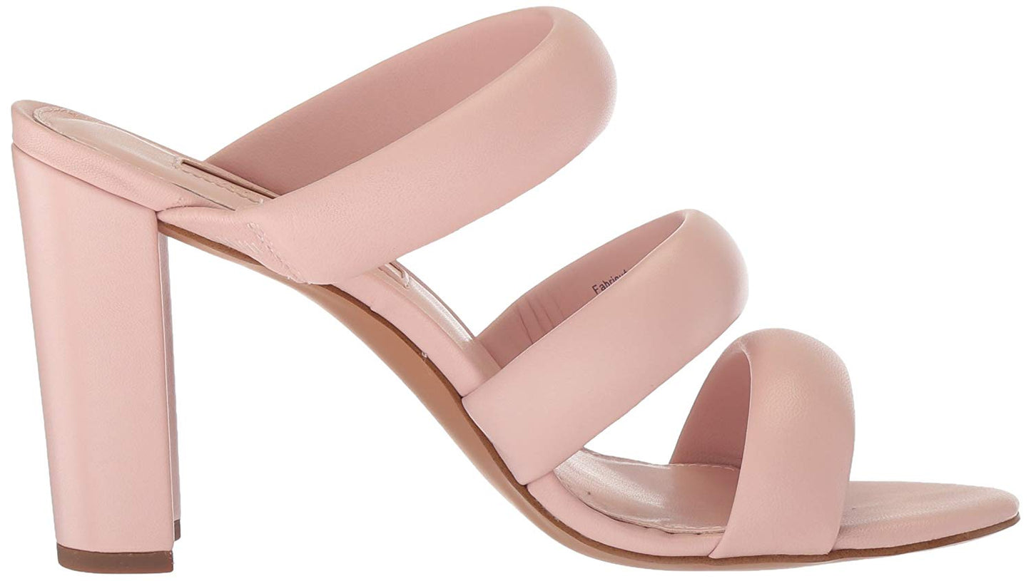 Sandália feminina de salto Mara Avec Les Filles, com napa rosa, tamanho 6,5 M
