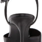 Nine West Elisabeti Couro Feminino com Tira no Tornozelo Preto Tamanho 8 M