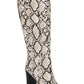 Botas de cano alto Kenneth Cole New York Justin femininas, cinza, tamanho 5 M