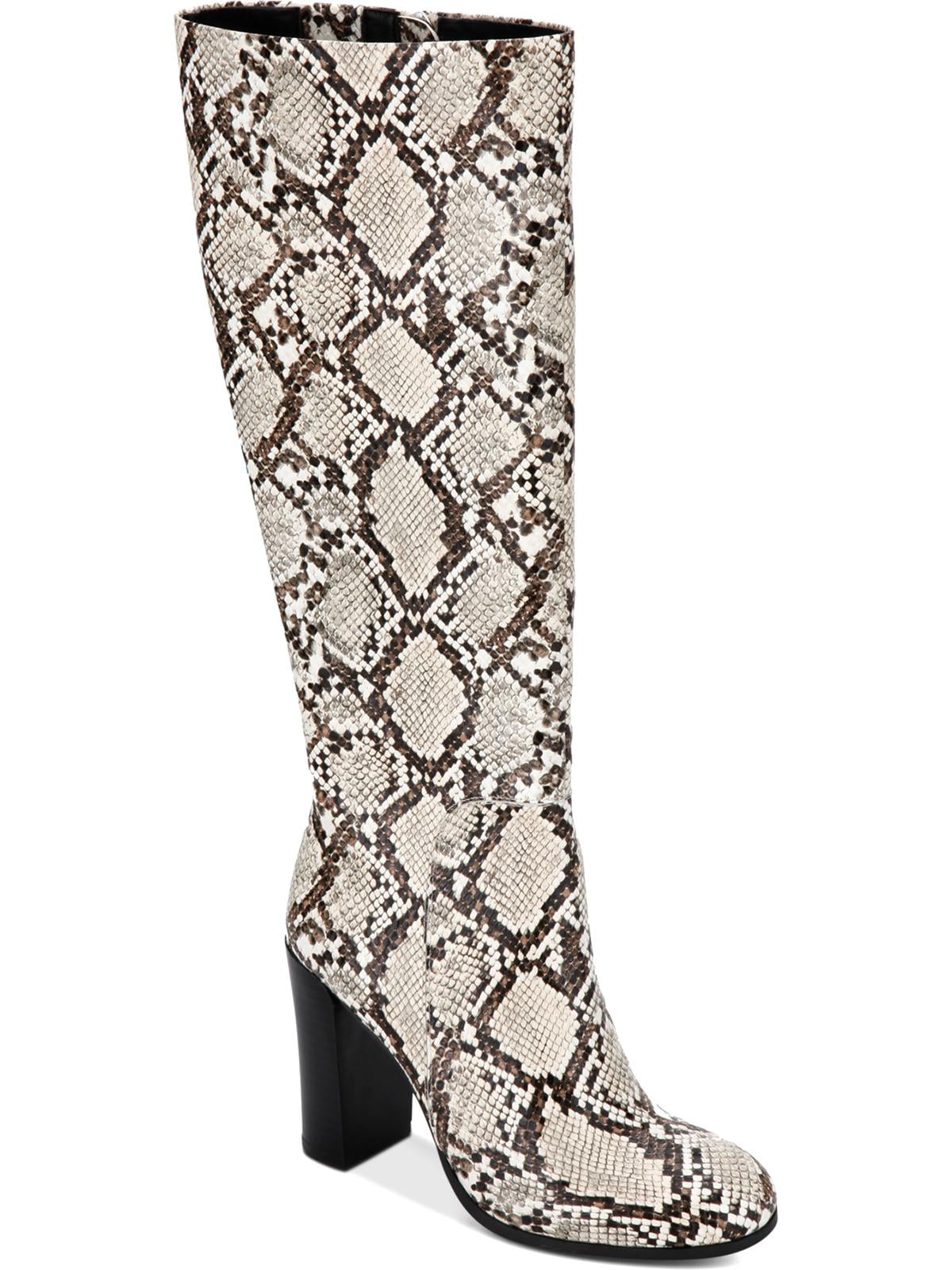 Botas de cano alto Kenneth Cole New York Justin femininas, cinza, tamanho 5 M