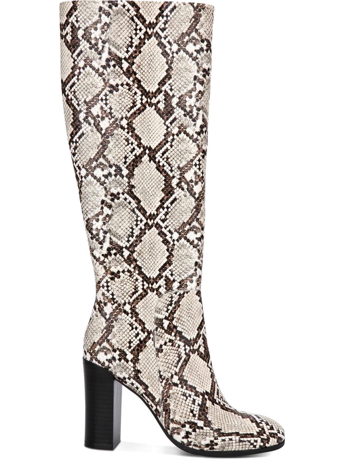 Botas de cano alto Kenneth Cole New York Justin femininas, cinza, tamanho 5 M