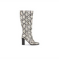 Botas de cano alto Kenneth Cole New York Justin femininas, cinza, tamanho 5 M