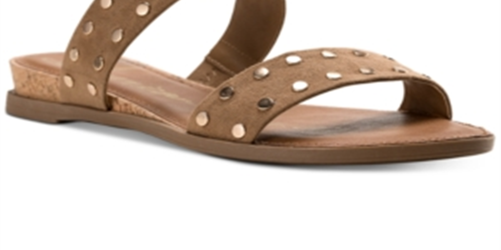 Sandálias femininas American Rag Easten Slide, marrom, tamanho 6,5 M