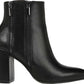 Bota feminina Fergalicious By Fergie Enigma Block Heel, preta, tamanho 5 M